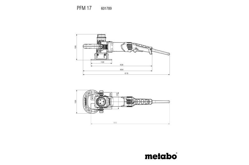 Metabo PFM 17 (601789500) 240V Metal Weld Bead Remover product image 9