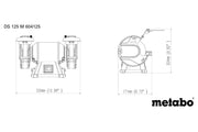 Metabo DS 125 M (604125000) 240V Bench Grinder product image 4