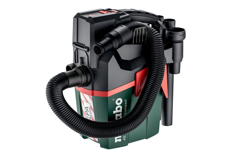 Metabo AS 18 HEPA PC Compact (602029850) 18V Brushless Cordless Vacuum Cleaner - Body Only product image