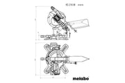 Metabo KS 216 M (610216380) 240V Mitre Saw product image 9