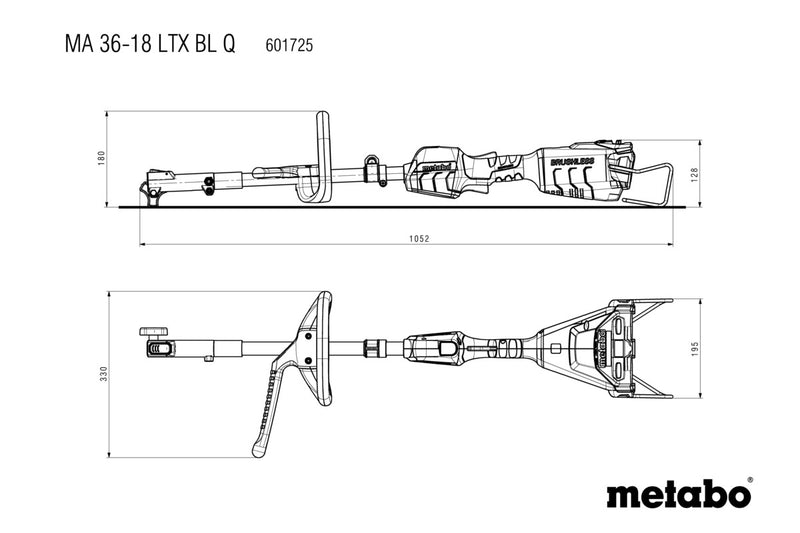 Metabo MA 36-18 LTX BL Q (601725850) 18V Brushless Cordless Multifunction Drive - Body Only product image 8