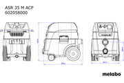 Metabo ASR 35 M ACP (602058390) 110V Wet and Dry Vacuum Cleaner product image 9