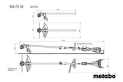 Metabo MA-FS 40 (601728850) Brush Cutter Attachment - Body Only product image 11