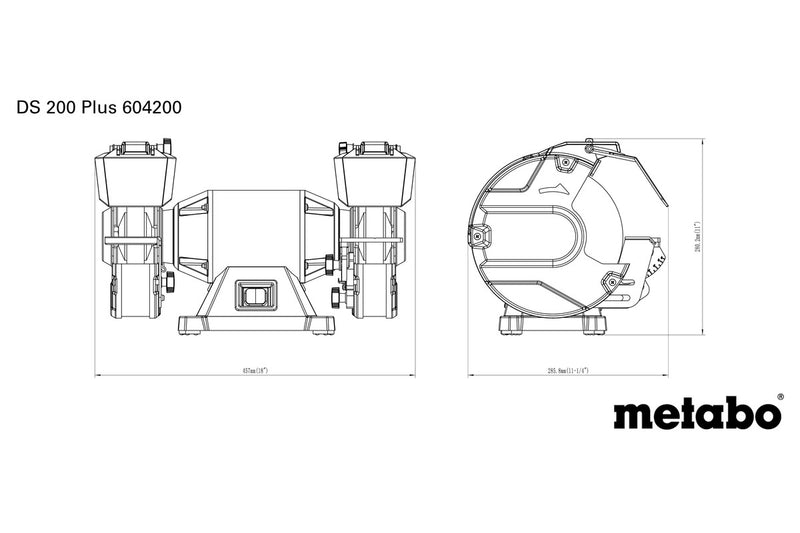 Metabo DS 200 Plus (604200000) 240V Bench Grinder product image 12
