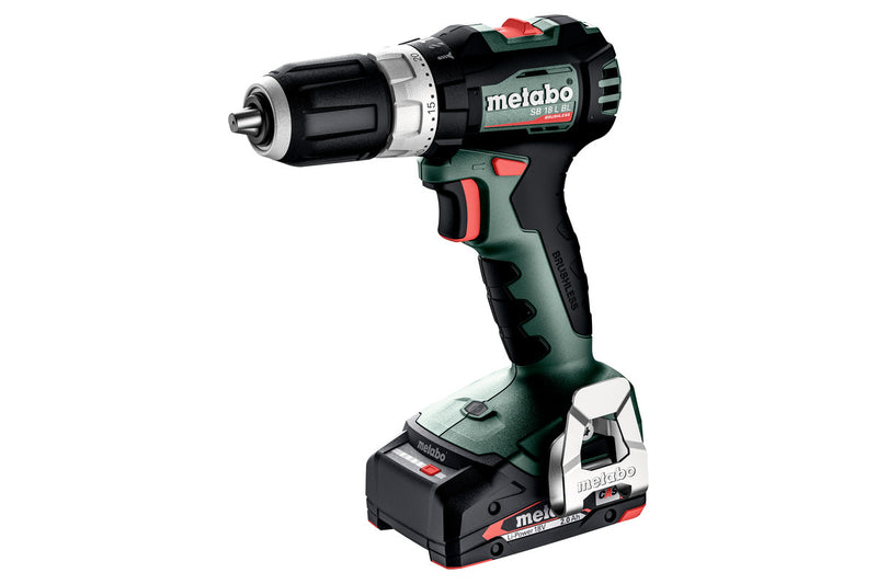 Metabo SB 18 L BL (613157500) 18V Brushless Cordless Combi Drill Kit (2 x 2Ah Batteries) product image