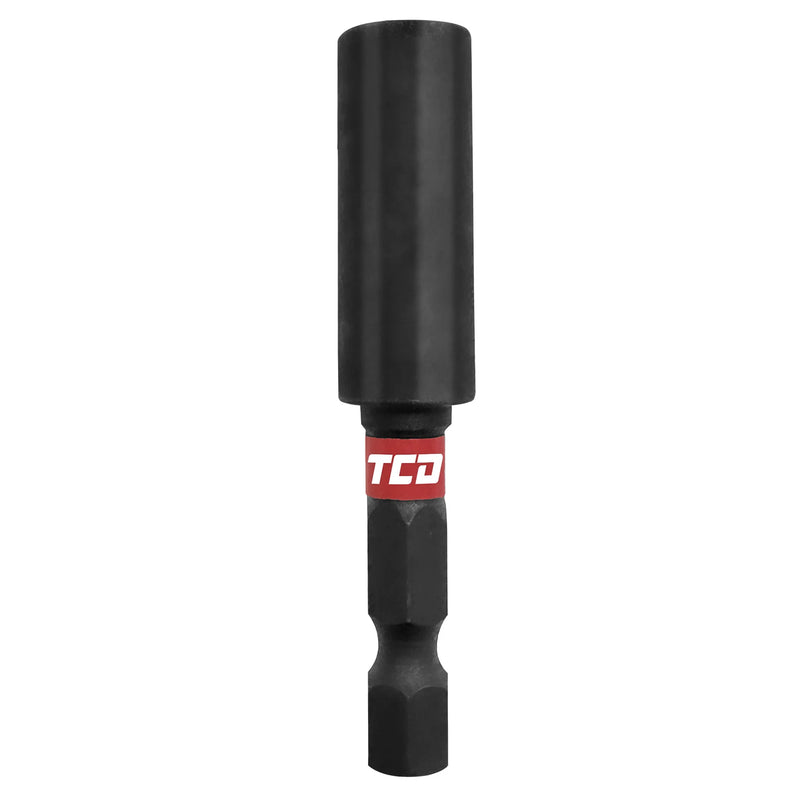 TCD Shock Resistant Magnetic Bit Holder 1/4in Hex 60mm - Single