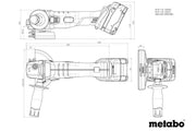 Metabo W 18 7-125 (602371850) 18V Cordless Angle Grinder - Body Only product image 6