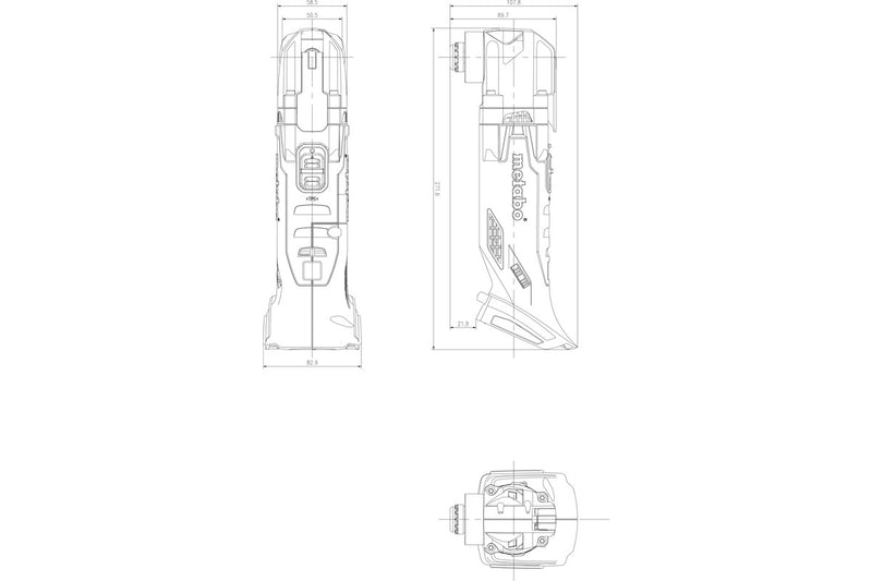 Metabo MT 18 LTX (613021890) 18V Cordless Multi Tool - Body Only product image 3