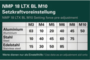 Metabo NMP 18 LTX BL M10 (601788840) 18V Brushless Cordless Rivet Nut Gun - Body Only product image 6