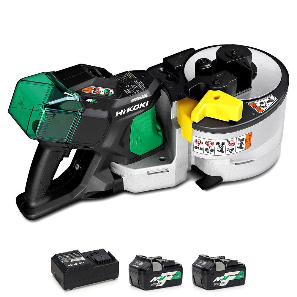 HiKOKI VB3616DA/JGZ 36V MultiVolt Brushless Rebar Cutter &amp; Bender Kit