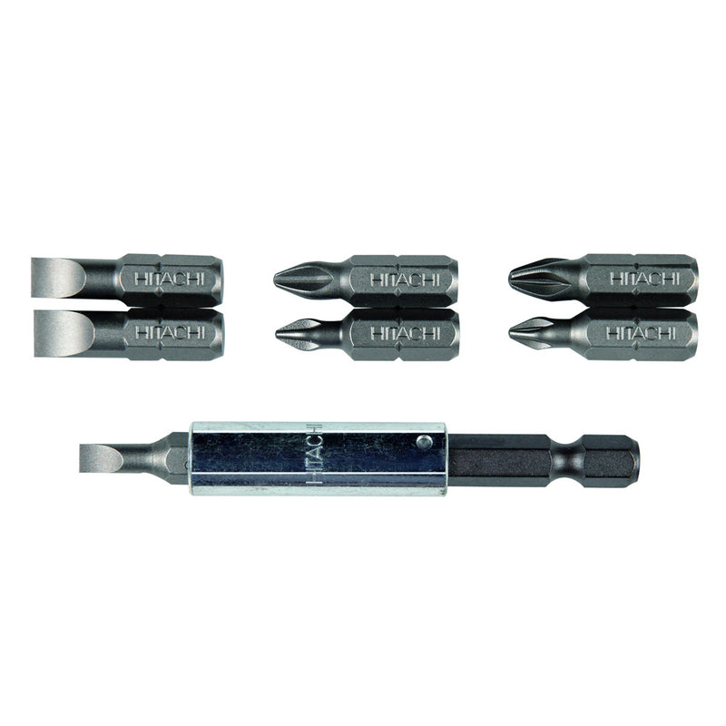 HiKOKI 752397 8 Piece Magnetic Bit Holder with 7 Bits