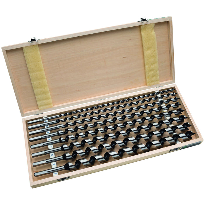 HiKOKI 781996 8 Piece 460mm Wood Auger Drill Bit Set - 10-24mm