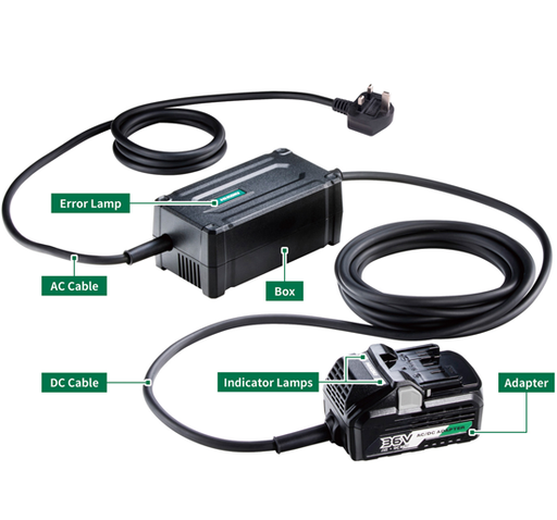 HiKOKI Multi-Volt Mains AC/DC Adaptor - ET36A/J0Z - ET36A/J0Z