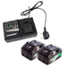 Hikoki UC18YSL3JFZ Multi Volt Battery Set (2x 18V 8Ah / 36V 4Ah Batteries & Rapid Charger)