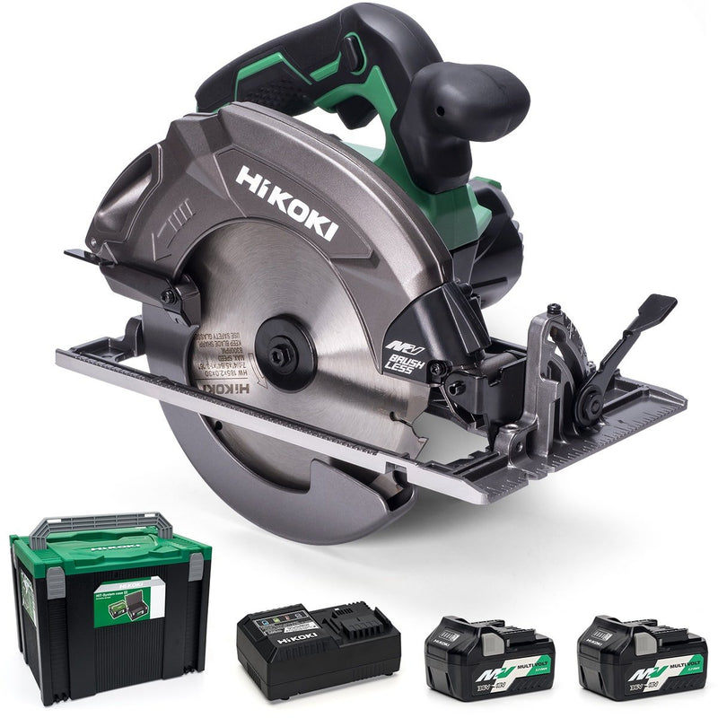 HiKOKI 185mm Multi Volt Circular Saw 36V with Brushless Motor - C3607DA/JRZ - C3607DA/JRZ