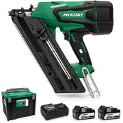HiKOKI / Hitachi NR1890DBCL/JP 18v First Fixed Framing Nailer - 2 x 5.0Ah Batteries - NR1890DBCL/JP